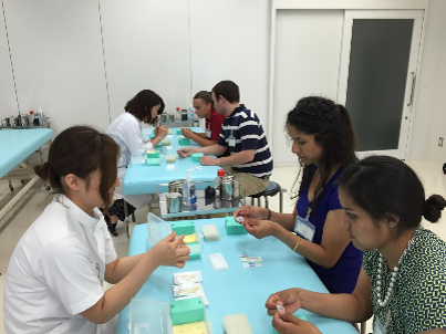 鍼灸学科の授業体験