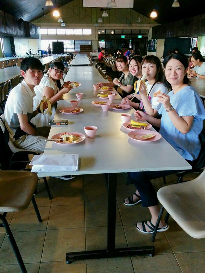 シンガポール国立大学 寮での朝食