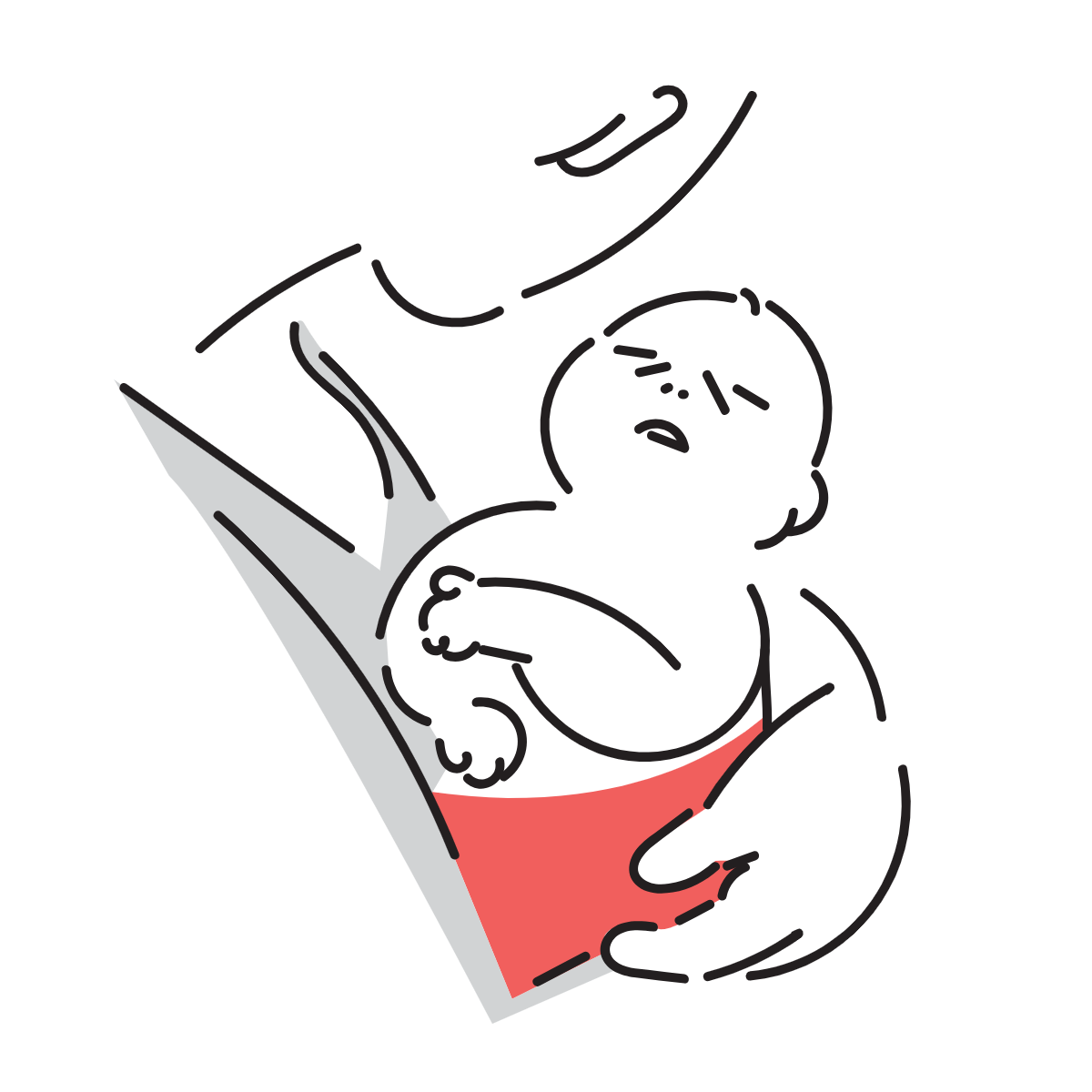 分娩イラスト